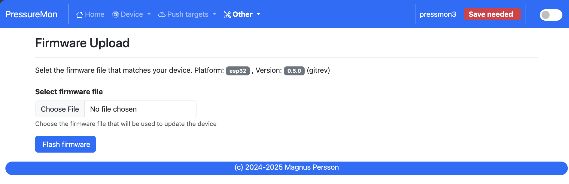 Firmware update